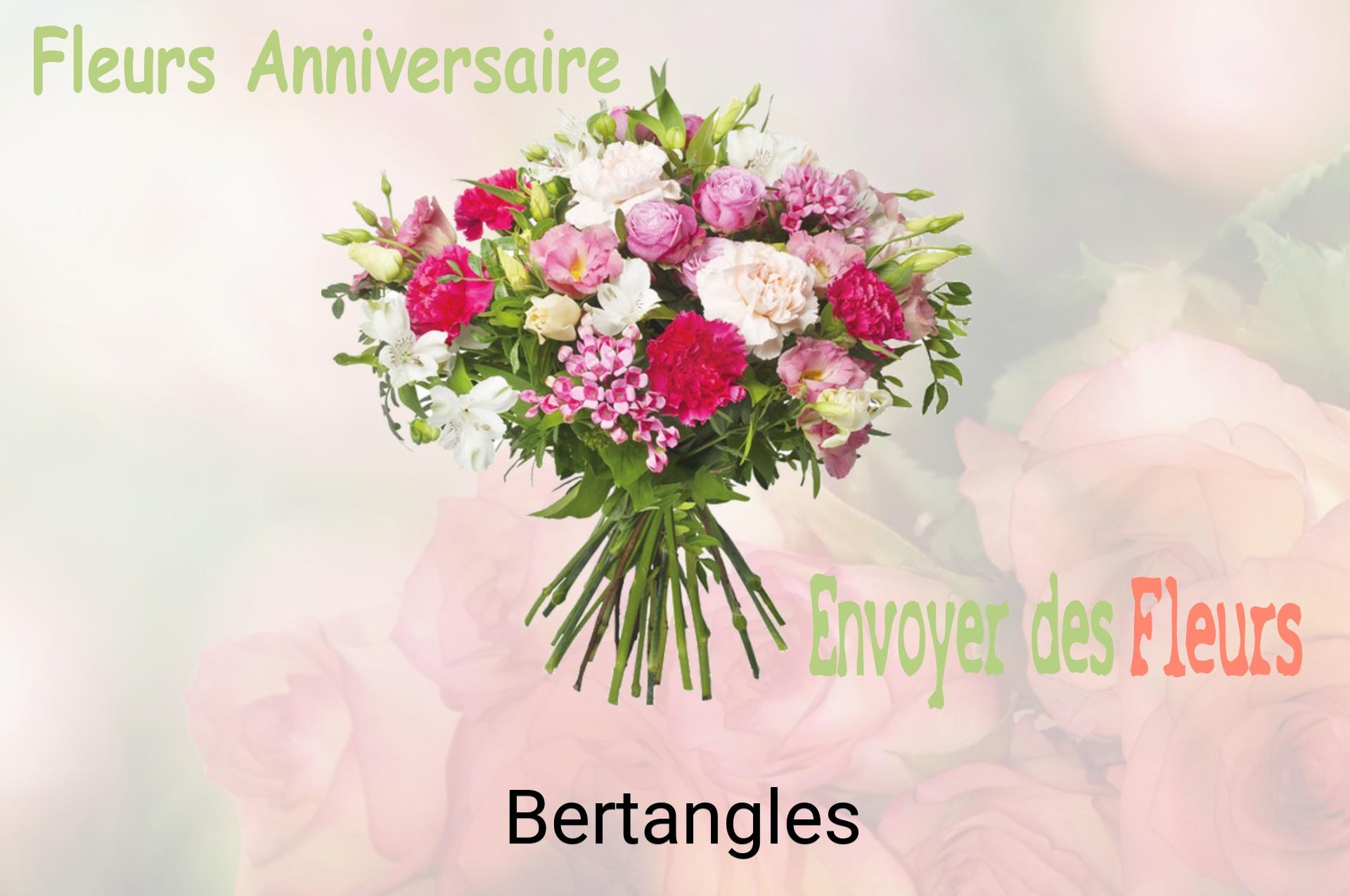 Bouquet de fleurs d’anniversaire livré à Bertangles