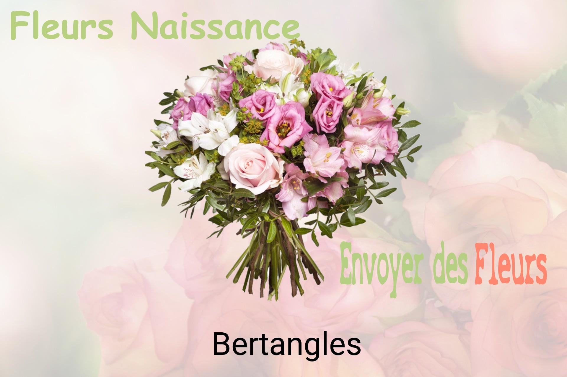 Bouquet de fleurs de naissance livré à Bertangles